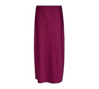 Midi-Rock aus Satin 34 Rosa