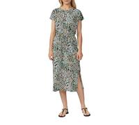 Midikleid aus Baumwollstretch mit Taillenzug 38 schwarz 2166437.99A2.38