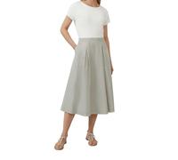 s.Oliver BLACK LABEL Midikleid im Fabricmix mit Eingrifftaschen beige 34