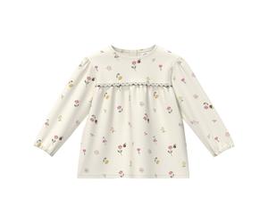 s.Oliver Musselin-Bluse Blumen Bienen 68 natur/bunt