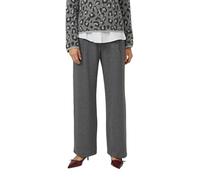 Nadelstreifen-Hose aus elastischem Interlockjersey mit extraweitem Bein 36/REG grau 2170556.98G1.36_REG