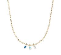 s.Oliver Halskette - aus Edelstahl mit Stein-Details