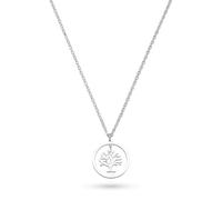 s.Oliver Necklace - Elegante Halskette aus poliertem Edelstahl - Silber - Ankerkette 47 cm - wasserfest & hautfreundlich