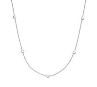 s.Oliver Necklace - Elegante Halskette aus poliertem Edelstahl - Silber - Rolokette 45 cm - wasserfest & hautfreundlich