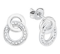 s.Oliver 2015121 Damen Ohrstecker Sterling-Silber 925 Silber Weiß
