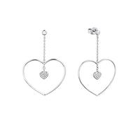 s.Oliver Ohrringe 2027838 Damen Ohrstecker Herz Silber weiß Zirkonia