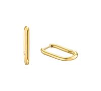 Paar Creolen S.OLIVER "2033906", gold (gelbgoldfarben), Ohrringe, Damen, Edelstahl (34737332-0) gelbgoldfarben