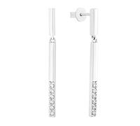 s.Oliver Ohrringe 925 Sterling Silber/Edelstahl Damen, Ohrschmuck, Kommt in Schmuck Geschenk Box