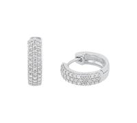 s.Oliver Damen Creolen 2027615 Silber Zirkonia