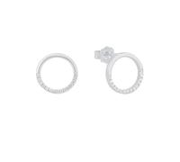 s.Oliver S.Oliver Damen-Ohrstecker 925er Silber Zirkonia silber