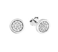 s. Oliver Ohrringe für Damen, Zirkonia / 925 Sterling Silber, Rhodiniert