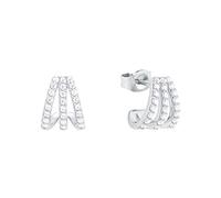 s. Oliver Ohrringe für Damen, Zirkonia / 925 Sterling Silber, Rhodiniert