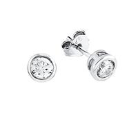 s.Oliver Ohrstecker für Damen, Sterling Silber 925, Zirkonia