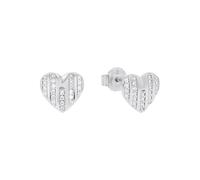 s.Oliver Damen Ohrstecker 2038767 Herz Silber synth. Zirkonia