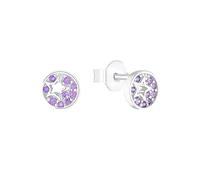 s.Oliver Ohrstecker 925 Sterling Silber Mädchen Kinder Ohrschmuck, mit Zirkonia synth., 0,6 cm, Silber, Stern, Kommt in Schmuck Geschenk Box, 2036820