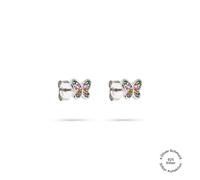 s.Oliver Ohrstecker - Regenbogenschmetterling aus Silber