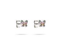 s.Oliver Ohrstecker - Regenbogenschmetterling aus Silber