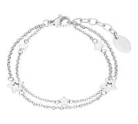 s.Oliver Armband Edelstahl Mädchen Kinder Armschmuck, 14+2 cm, Silber, Kommt in Schmuck Geschenk Box
