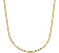 s.Oliver Halskette Edelstahl Damen Halsschmuck, 42+3 cm, Gold, Kommt in Schmuck Geschenk Box, 2037988