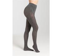 s.Oliver Socks - Women originals cable stitch Tights 1p dark grey melange, 38/40