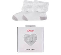 s.Oliver Originals Organic Baby-Socken in Geschenkbox 9202 - fog