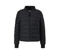 Steppjacke S.OLIVER Gr. 46, grau (grey, black) Damen Jacken Kurze mit leichter Wattierung (19785943-46)