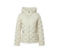 Steppjacke S.OLIVER, Damen, Gr. 38, sanftes weiß, Steppware, Obermaterial: 100% Polyester, unifarben, tailliert hüftbedeckend, Rundhals, Jacken Steppjacke, mit Kapuze (90887345-38) sanftes weiß