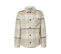 Kariertes Overshirt mit seitlichen Eingrifftaschen XXL Beige 2167364.81N1.XXL