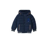 Pufferjacke mit Fleece-Futter und Kontraststreifen 104 blau 2171535.5836.104