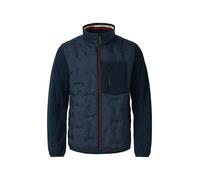 Leicht wattierte Jacke im Fabricmix mit sportiven Details 3XL blau 2173904.5978.3XL
