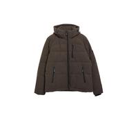 Cord-Pufferjacke mit sportiven Details M braun 2180161.8940.M