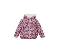 Wendejacke mit Kapuze, Animal-Muster und Kunstpelz 92 creme|pink|mehrfarbig 2171491.0302.92