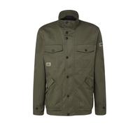 Baumwolljacke mit Twill-Struktur und aufgesetzten Taschen M olive 2173912.7938.M