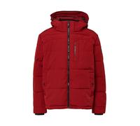 Wasserabweisende Pufferjacke mit abnehmbarer Kapuze M rot 2167450.3626.M