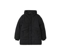 Warmer Steppmantel im Loose Fit mit Kapuze 170/176 schwarz 2168806.9999.170_176