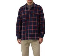 Kariertes Overshirt mit Kentkragen und Brusttaschen XL blau 2168132.59N2.XL