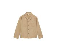 Overshirt aus Baumwollmix mit Label-Patch und aufgesetzten Taschen 146/152 beige 2163880.8195.146_152