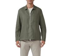 Overshirt aus Leinen mit Eingrifftaschen 56 Grün 2165141.7916.56