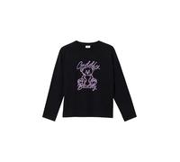 Oversize Longsleeve mit Frontprint 134/140 schwarz 2170462.9999.134_140