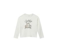 Oversize Longsleeve mit Frontprint 158/164 creme|weiß 2170462.0210.158_164