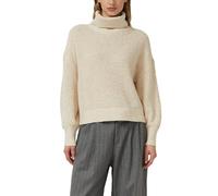 Strickpullover S.OLIVER, Damen, Gr. 38, light beige melange, Strick, Obermaterial: 59% Baumwolle, 37% Polyacryl, 4% Wolle, meliert, unifarben, oversize hüftbedeckend, Rundhals, Flachstrickbündchen, Pu