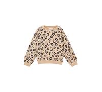 s.Oliver Oversize-Sweatshirt mit All-Over-Print helles beige 140