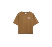 Oversized Baumwoll-T-Shirt mit Print 40 braun 2178724.89D0.40