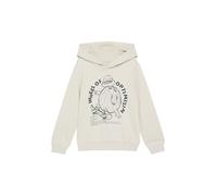 Oversized Hoodie mit Frontprint 92/98 creme
