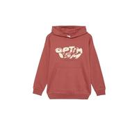 Hoodie S.OLIVER JUNIOR Gr. 146/152, rot, Jungen, Obermaterial: 90% Baumwolle, 10% Polyester, bedruckt, Sweatshirts, mit Statement-Print, for Kids (97451459-146) rot