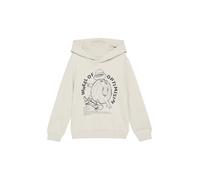 s.Oliver Oversized Hoodie mit Frontprint wollweiß 128/134