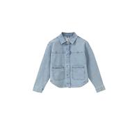 Oversized Jeansjacke mit Used-Effekt 146/152 blau 2164804.52Z7.146_152