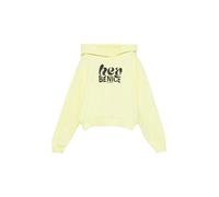 Oversized Kapuzen-Sweatshirt mit Front-Print 146/152 gelb 2163148.1120.146_152