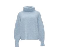 Oversized Pullover mit Rollkragen 42 blau