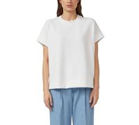 s.Oliver RED LABEL Relaxed Fit T-Shirt aus Modal-Mix in Weiss, Größe 40